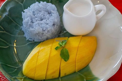 dessert at Visoun in Luang Prabang