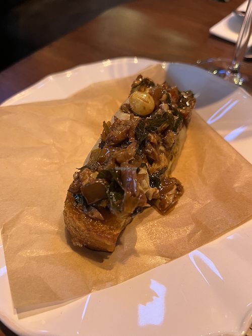 Walnut crostini  at MAMA in Auckland