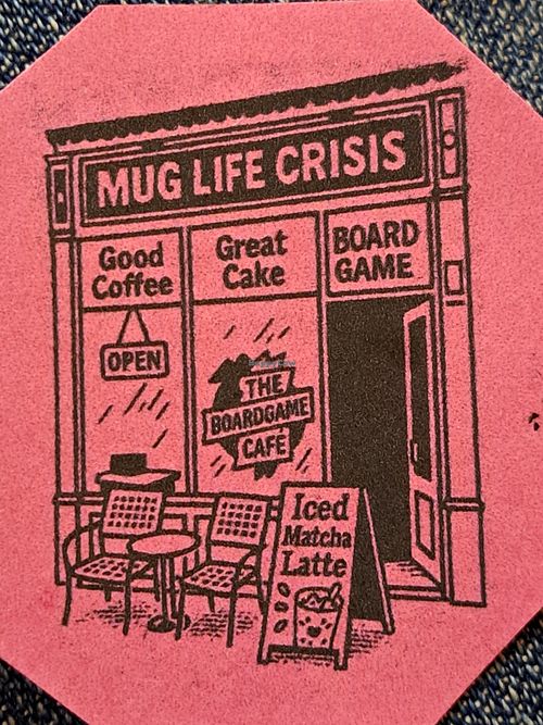 sticka at Mug Life Crisis – Matcha & Coffee + Board Game Café in Blackpool
