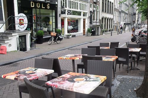 Outdoor Seating at Bagels & Beans - Keizersgracht in Amsterdam