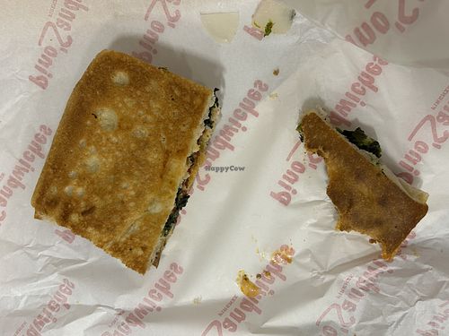 Portion sizes are large you get TWO of these squares per sandwich   at Pino's Sandwiches in Los Angeles