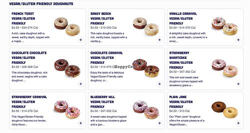 Vegan Doughnuts  at Parlor Doughnuts in Huntington Beach
