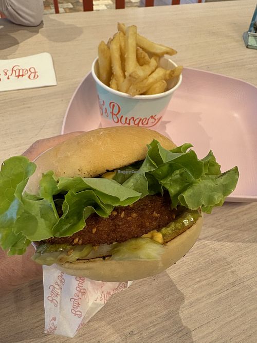 Betty’s Classic Vegan Burger  at Betty's Burgers in Frankston