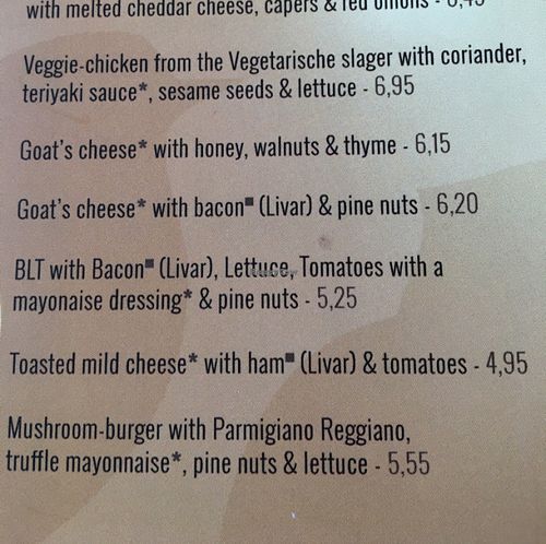 veggie chikn sandwich is VEGAN!  at Bagels & Beans - Veemkade in Amsterdam