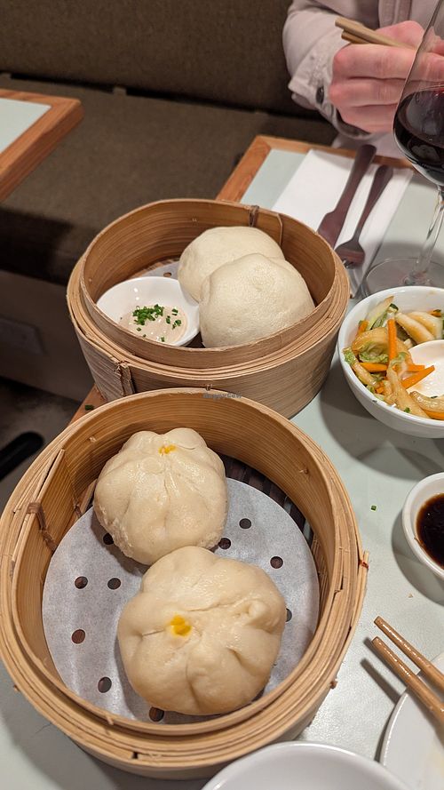 Vegan baos at Clouds in Bristol