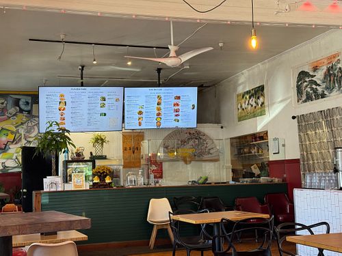 Ordering Area at Fusion Fare Restaurant in Santa Cruz