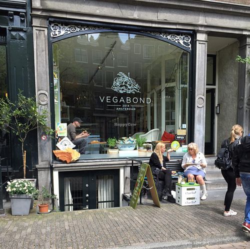 front of store at Vegabond - Leliegracht in Amsterdam
