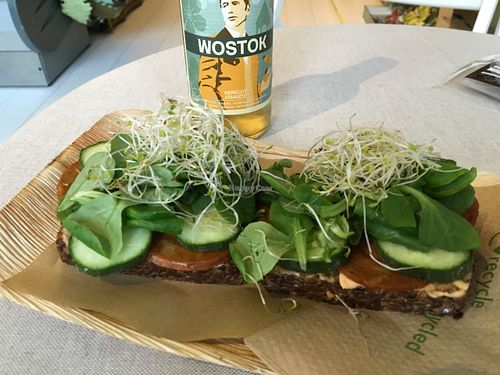 Salami sandwhich. at Vegabond - Leliegracht in Amsterdam