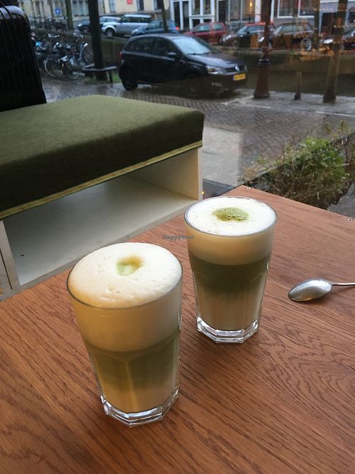 ? lattes  at Vegabond - Leliegracht in Amsterdam