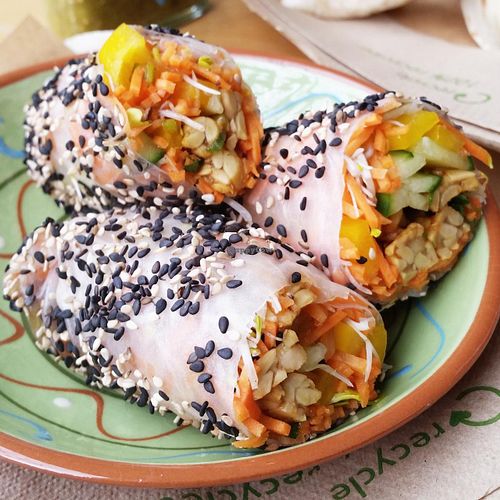 Tempeh rice wrap  at Vegabond - Leliegracht in Amsterdam