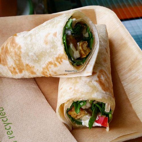 Tempeh wrap  at Vegabond - Leliegracht in Amsterdam