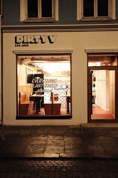 Outside Dirty V in Torggata, Oslo at Dirty V - Oslo in Oslo