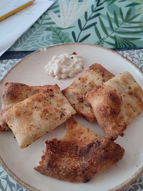 Garlic bread at Pizza Vera in Rugby