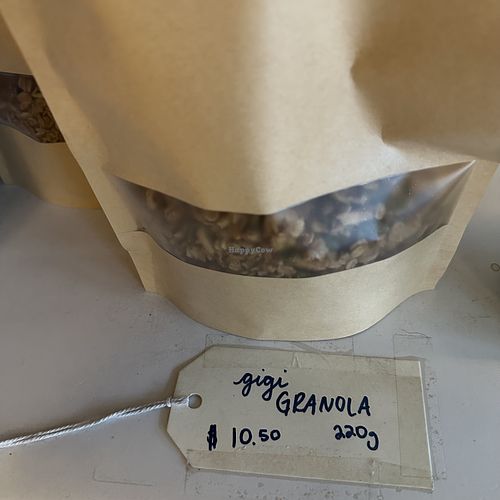 Gigi Granola (made with coconut oil and maple syrup)   at Saving Gigi Cafe in Toronto
