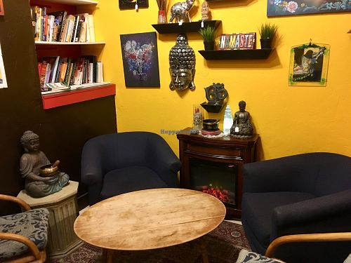 Love this cozy corner! at Rootz in Steamboat Springs