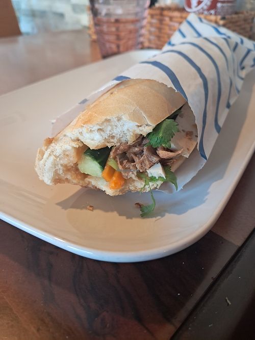 Banh mi at Senta Vegan in Turku