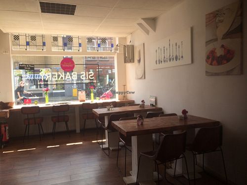 indoor seating at Sis Concept in Utrecht