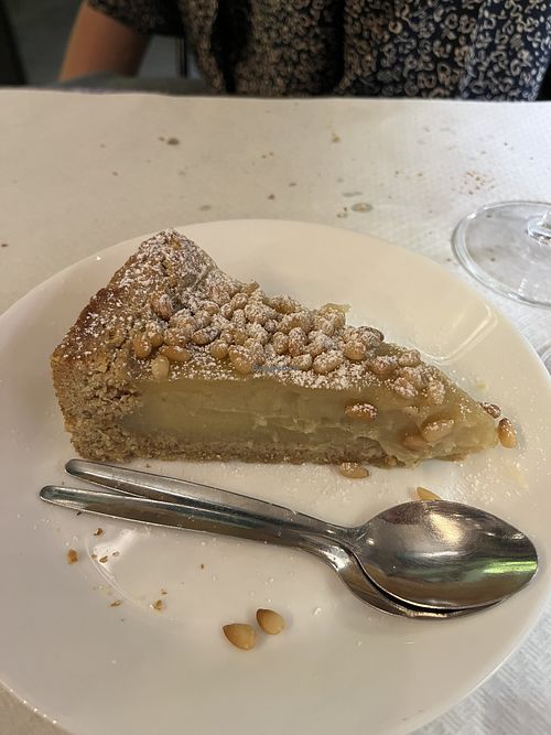 Torta della nonna  at Breaking Bread Bistrot in Rome