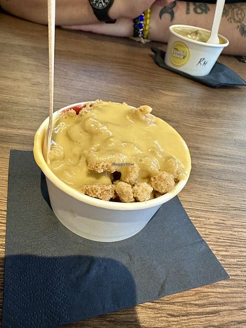   at Crumble Mania - Leicester Square in London