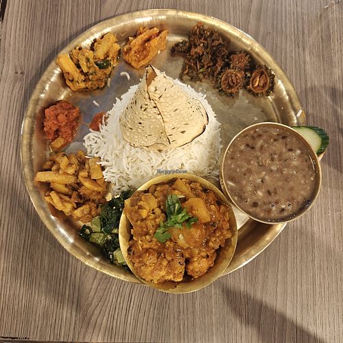 The Thakkali set at Lumbini Hut: Best Indian Nepali and Hakka Restaurant in Ajax
