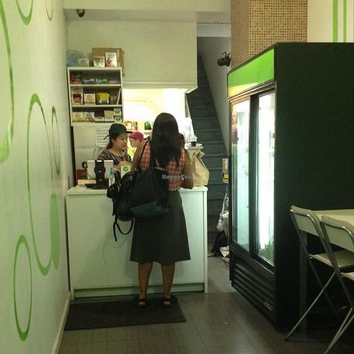 counter service at VLife in New York City