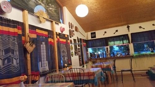 Restaurant inside at Minilik in Fludir