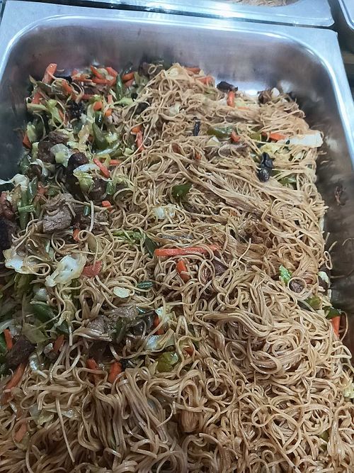 Absolutely delectable Chinese noodles.
Daily menu.
All non-meat at Blends888 in Manila
