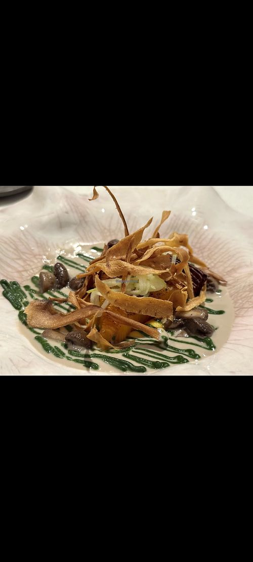 Vegan tasting menu available if you email ahead of time. at Esmé in Chicago