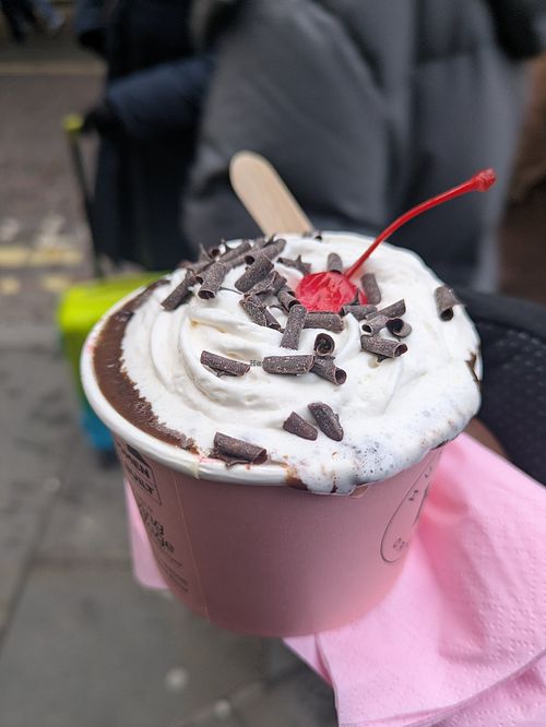 Blackforest special for veganuary at Humble Crumble | Covent Garden in London