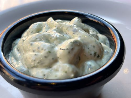 Garlic and herb vegan mayo  at PI Pizzas in Dublin