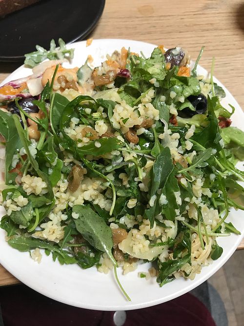 Salad at Kin Cafe Vegetarian in London