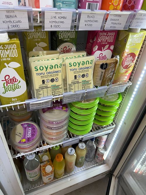 Vegan products   at Selva Mercado Natural in Buenos Aires