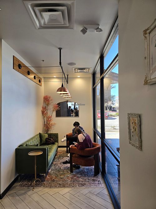 Comfy side seating area at Almond & Oat Coffee Bar - South Jones in Las Vegas