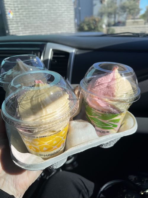 3 Dole Whip 😋  at Hawaiian Bros Island Grill in Tempe