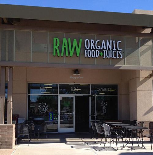 outside  at RAW Organic Food and Juice in Scottsdale