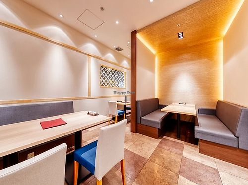 Restaurant interior at Kasane - 手づくり豆冨と和膳 かさね in Osaka
