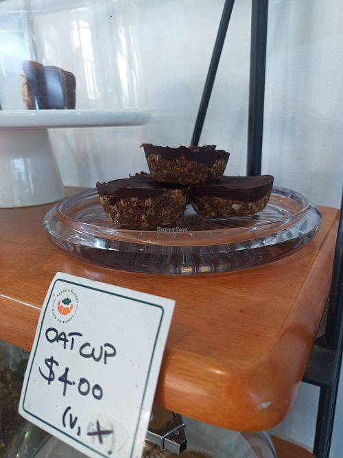 Oat cup with 70% dark chocolate at Nanna's Pantry in Nannup