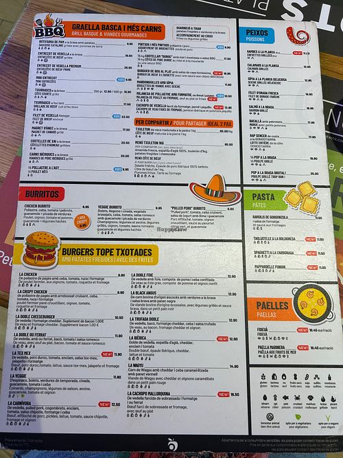 We choose tapas and vegan burger at Txots - Platja d'Aro in Platja Daro