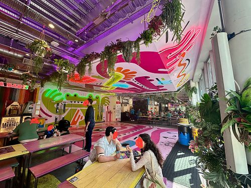 Inside Street Food  at Antojitos Mexican Street Food in Edinburgh