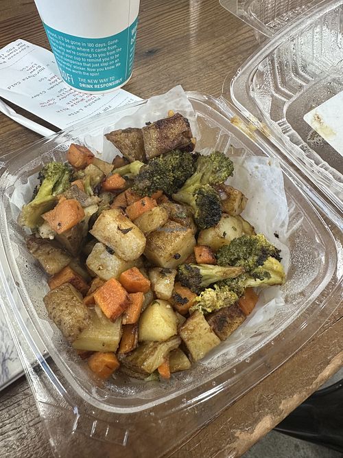 Veggie hash  at La Casita Coffee in Dallas