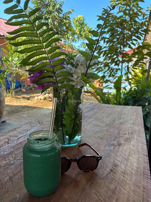 Green Dream smoothie at Plant Cafe in Ko Yao