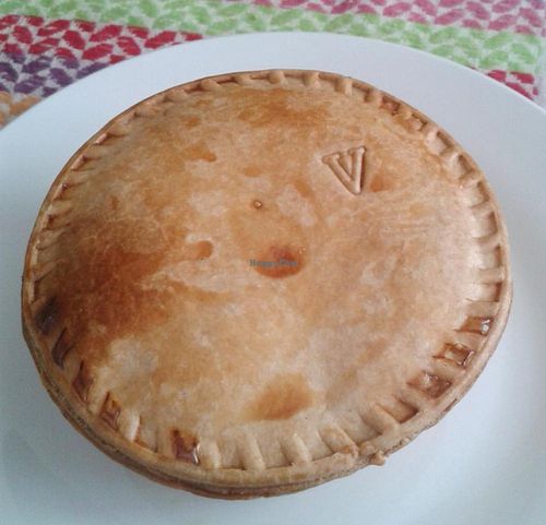 Vegetable curry pie at Pasticcio Vegan Pies in Paarl