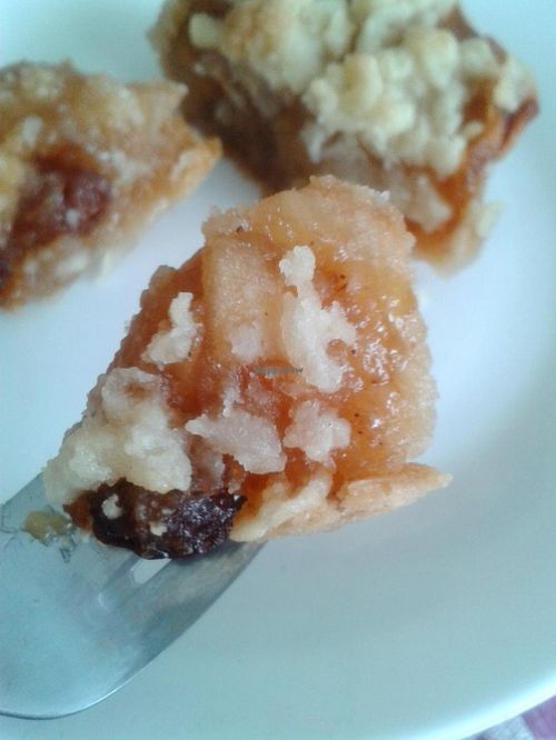 Apple pie filling. at Pasticcio Vegan Pies in Paarl