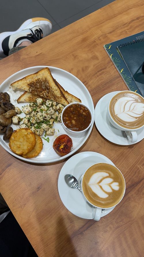 Breakfastt  at The Caffeine Baar Cafe - Church Street in Bengaluru