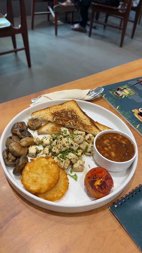 Vegan breakfast   at The Caffeine Baar Cafe - Church Street in Bengaluru