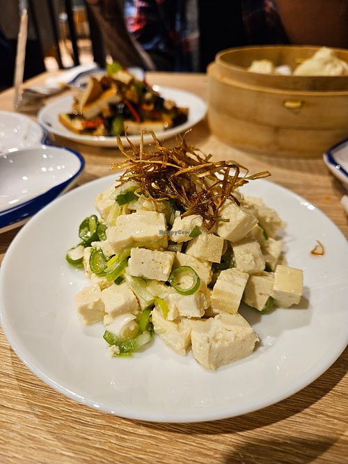 onion tofu "salad" at Big Bowl in Prague