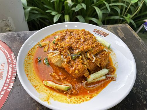 Tofu goreng   at Gopal's The Holy Basil - Satay by the Bay in Central Singapore