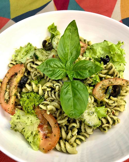 pasta salad at Lucy in the Sky Cafe in Metro Manila