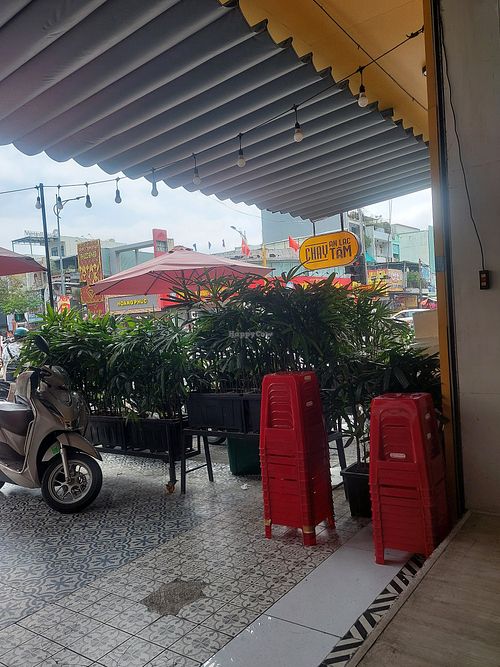 Restaurantschild at An Lạc Tâm in Da Nang