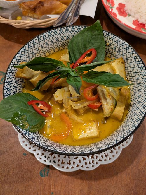Thai curry at Sassy Sea Thai food Restaurant in Krabi